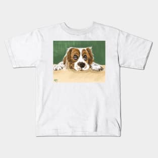 cute puppy doe eyed! :o) Kids T-Shirt